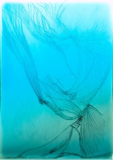 Digital Arts titled "'L ˛02'5e" by Lamia R., Original Artwork, Graphite