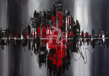 Картина под названием "Illusion of life" - Lana Frey, Подлинное произведение искусства, Акрил Установлен на Деревянная рама…