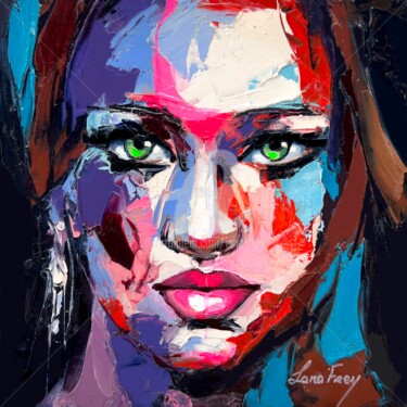 Pintura titulada "Sigh" por Lana Frey, Obra de arte original, Oleo