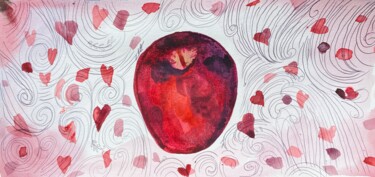 제목이 "Saint Valentine App…"인 그림 Lana Mur로, 원작, 수채화