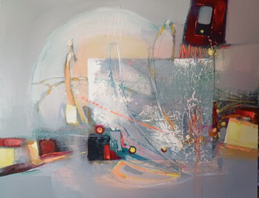 Malarstwo zatytułowany „,,Portal,,” autorstwa Lana Turmanidze, Oryginalna praca, Akryl Zamontowany na Drewniana rama noszy