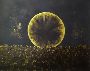 绘画 标题为“Black sun” 由Lana Vereshchagina, 原创艺术品, 丙烯