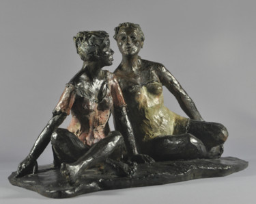 Sculpture intitulée "Muses" par Brigitte De Lanouvelle, Œuvre d'art originale, Bronze