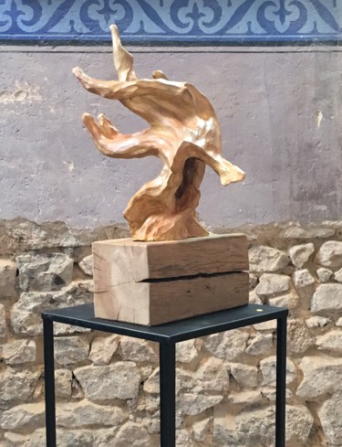 Sculpture titled "Offrande" by Brigitte De Lanouvelle, Original Artwork, Terra cotta