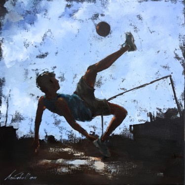 Картина под названием "Игра" - Olha Laptieva, Подлинное произведение искусства, Масло
