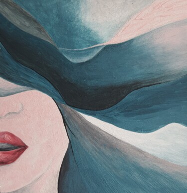 Ζωγραφική με τίτλο "Whisper of the wind" από Lara Foks, Αυθεντικά έργα τέχνης, Ακρυλικό