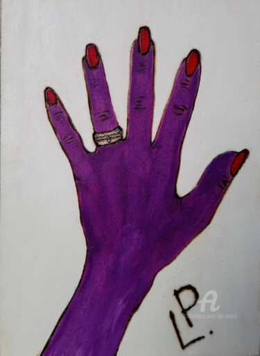 绘画 标题为“Die magische Hand d…” 由Lari Peters, 原创艺术品, 丙烯