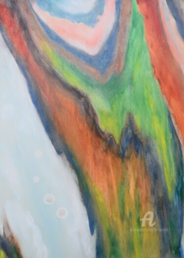 Peinture intitulée "Ein geheimnisvolles…" par Lari Peters, Œuvre d'art originale, Aquarelle