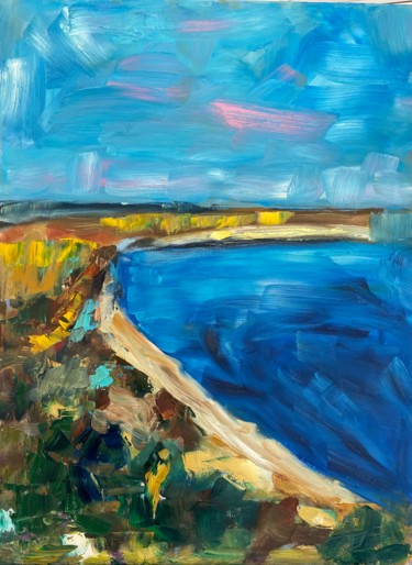 Картина под названием "Южное море" - Larisa Bogdanova, Подлинное произведение искусства, Масло