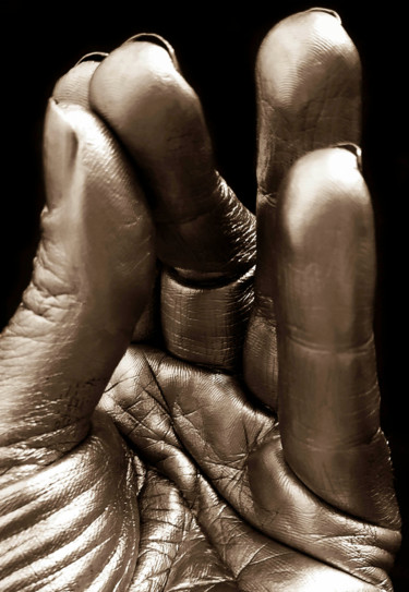 Photography titled "Gold fingers" by Larisa Siverina, Original Artwork, Non Manipulated Photography