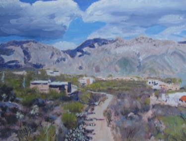 "Sabino Canyon Neigh…" başlıklı Tablo Herscovitch Larry tarafından, Orijinal sanat, Petrol