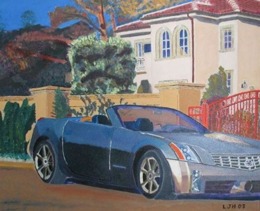 Malerei mit dem Titel "Cadillac" von Herscovitch Larry, Original-Kunstwerk, Öl