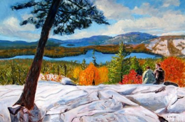 Painting titled "Killarney view from…" by Herscovitch Larry, Original Artwork, Oil