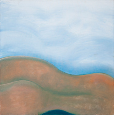 Painting titled "Between clouds and…" by Larysa Jaromska, Original Artwork, Oil