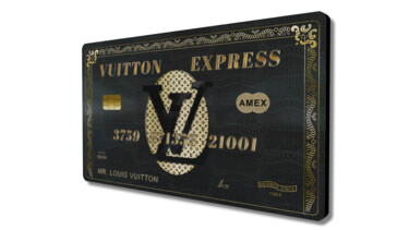 雕塑 标题为“Vuitton Express” 由Lascaz, 原创艺术品, 数字油画