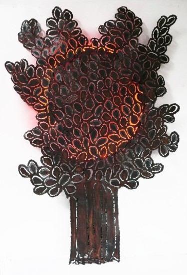 Skulptur mit dem Titel "Mille et un arbres" von Lasco, Original-Kunstwerk