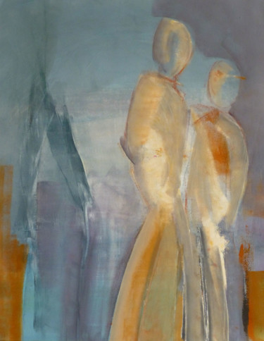 Картина под названием "Fantasme" - Patricia Garreau, Подлинное произведение искусства, Акрил