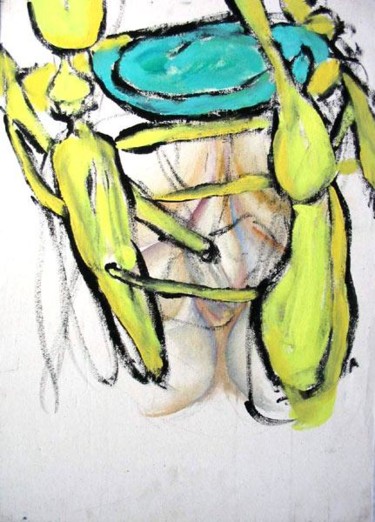 Painting titled "Chair" by Darius Laumenis, Original Artwork