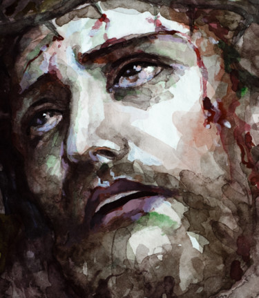 Peinture intitulée "christ.jpg" par Laur Iduc, Œuvre d'art originale