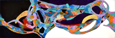 Pittura intitolato "Come in cielo" da Laura Alunni, Opera d'arte originale, Acrilico
