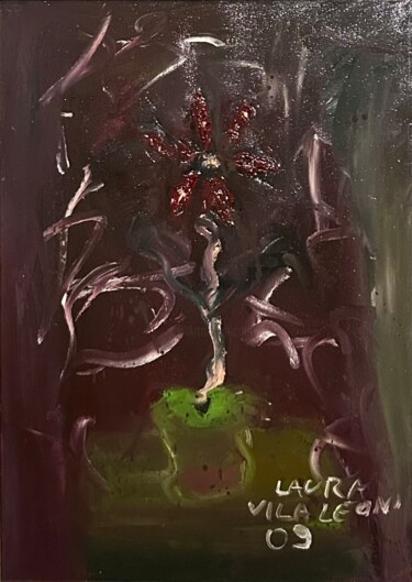 Peinture intitulée "Natura morta" par Laura Vila Leoni, Œuvre d'art originale, Huile Monté sur Châssis en bois
