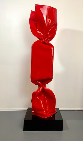 雕塑 标题为“WRAPPING BONBON ROU…” 由Laurence Jenk, 原创艺术品, 塑料