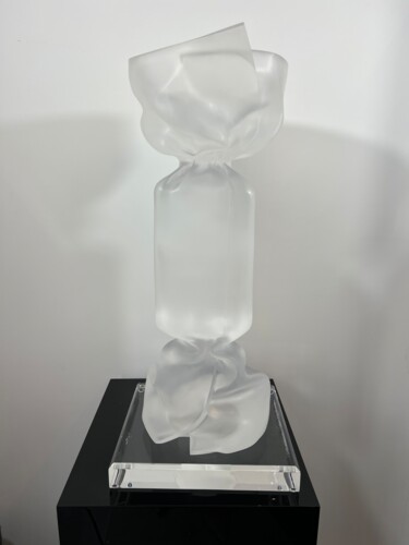 Skulptur mit dem Titel "Ice Candy Givré" von Laurence Jenk, Original-Kunstwerk, Kunststoff