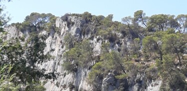 Photographie intitulée "paysage de Provence" par Laurence Kozel Fontaine, Œuvre d'art originale, Photographie numérique