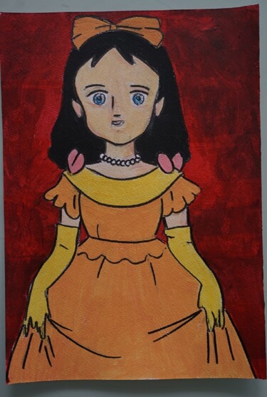 Painting titled "princesse sarah - s…" by Laurence Servoin, Original Artwork, Acrylic