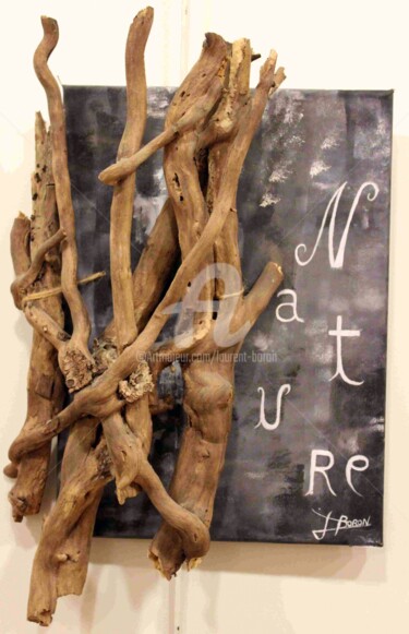 Картина под названием "PRISONNIER PAR NATU…" - Laurent Boron, Подлинное произведение искусства, Масло