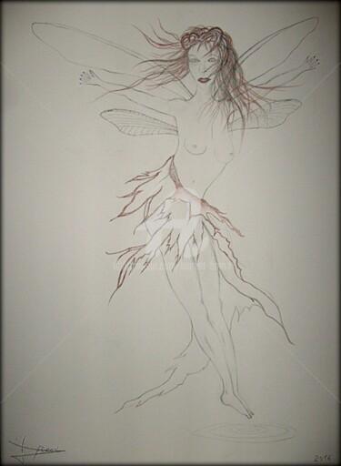 Drawing titled "Projet grande esqui…" by Laurent Boron, Original Artwork, Pencil