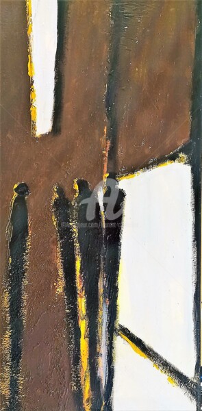 Картина под названием "série silhouettes 5" - Laurent Chabrillat, Подлинное произведение искусства, Акрил