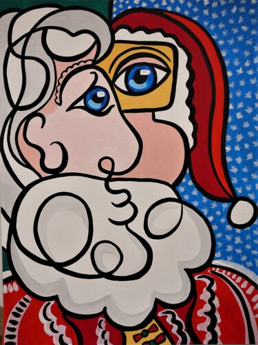 Peinture intitulée "Merry Christmas Num…" par Laurent Folco, Œuvre d'art originale, Acrylique