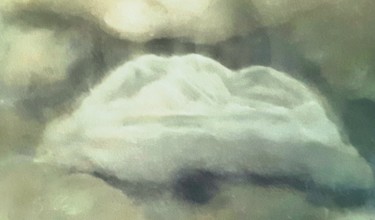 "Wolkenbild 17" başlıklı Tablo Sigrid Helmlinger tarafından, Orijinal sanat, Pastel