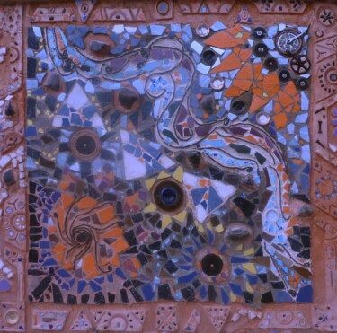 Escultura titulada "Subsistant" por Layal Nasrallah, Obra de arte original, Mosaico
