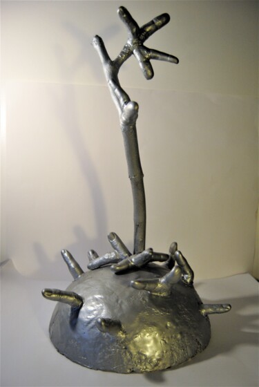 Скульптура под названием "0029" - Lazart, Подлинное произведение искусства, Дерево
