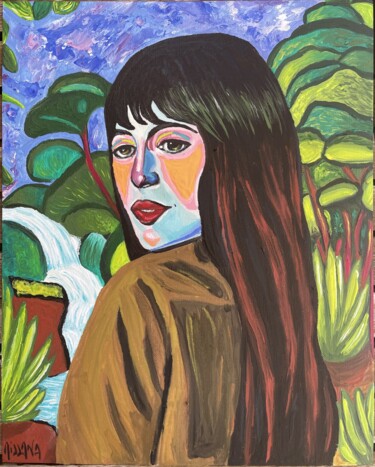 Peinture intitulée "sunday" par Léa Missana, Œuvre d'art originale, Huile Monté sur Carton