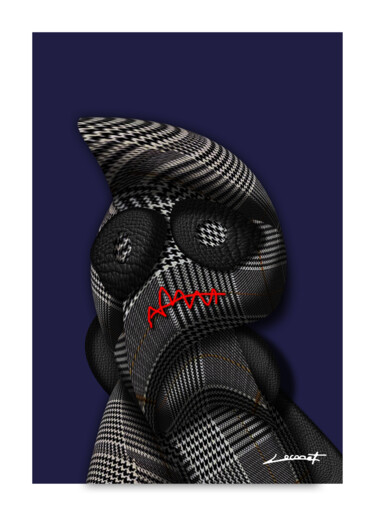Digital Arts titled "Sad Prince Purple" by Lecaret, Original Artwork, 2D Digital Work