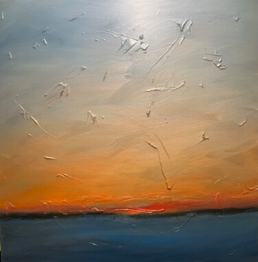 Картина под названием "Desert Sunrise" - Lee Davis, Подлинное произведение искусства, Акрил Установлен на Деревянная рама дл…