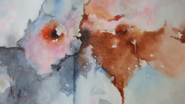 Painting titled "de et a devinerla c…" by Le Fléchois, Original Artwork, Watercolor