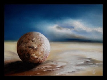 Peinture intitulée "Paysages-Libres-n-7…" par Murielle Léger, Œuvre d'art originale, Pastel