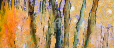 Schilderij getiteld "My Van Gogh" door Lelia, Origineel Kunstwerk, Anders