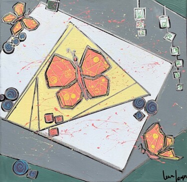「Metamorphoses 2」というタイトルの絵画 Lena Langerによって, オリジナルのアートワーク, アクリル