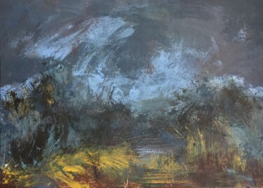 Schilderij getiteld "Wetlands Expressive…" door Lena Ru, Origineel Kunstwerk, Acryl