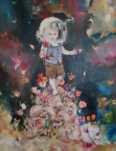 Malarstwo zatytułowany „Event Horizon” autorstwa Lena Applebaum, Oryginalna praca, Olej