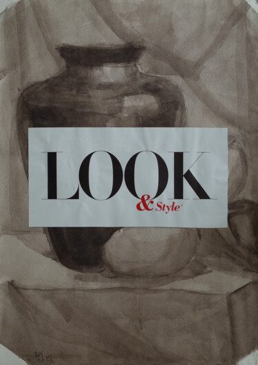 「83w9 / Look and Sty…」というタイトルのコラージュ Leni Smoragdovaによって, オリジナルのアートワーク, コラージュ