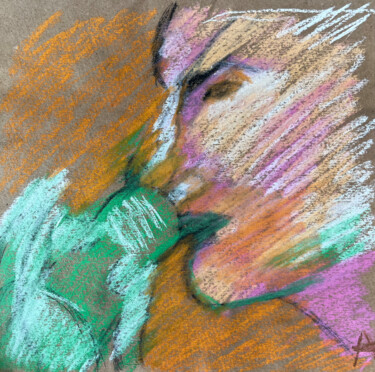 Dessin intitulée "33&% / I've Loved Y…" par Leni Smoragdova, Œuvre d'art originale, Pastel