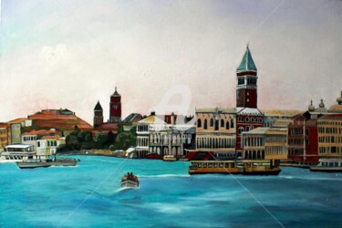 Pintura titulada "The Grand Venetian…" por Lenka Graner, Obra de arte original, Oleo