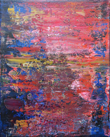 Peinture intitulée "Homage to Richter.…" par Leon Grossmann, Œuvre d'art originale, Acrylique