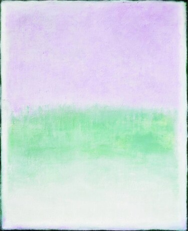 Painting titled "Lilac Scent. Associ…" by Leon Grossmann, Original Artwork, Acrylic
